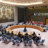 На фото: заседание Совета безопасности ООН. 