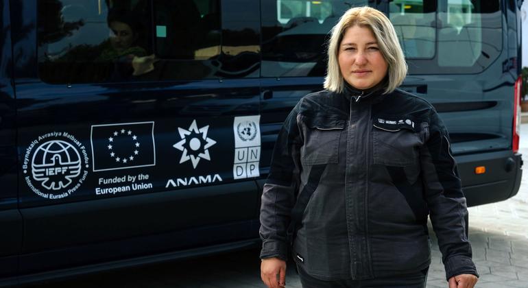 Самайя – одна из восемнадцати недавно прошедших обучение женщин-саперов, аккредитованных в ноябре 2023 года в Баку.