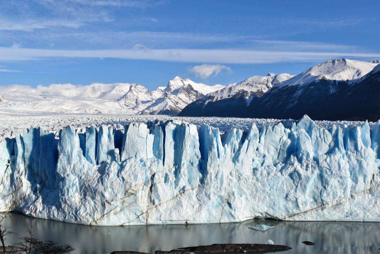 تراجعت الأنهار الجليدية في تشيلي والأرجنتين بشكل ملحوظ خلال العقدين الماضيين.