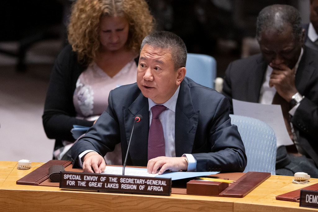 L'Envoyé spécial des Nations Unies, Huang Xia, informe le Conseil de sécurité sur la situation dans la région des Grands Lacs.