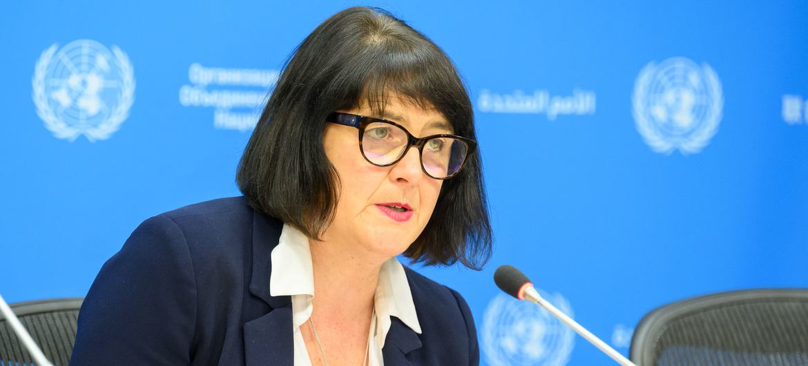 A relatora especial das Nações Unidas sobre o Tráfico de Pessoas, Siobhán Mullally