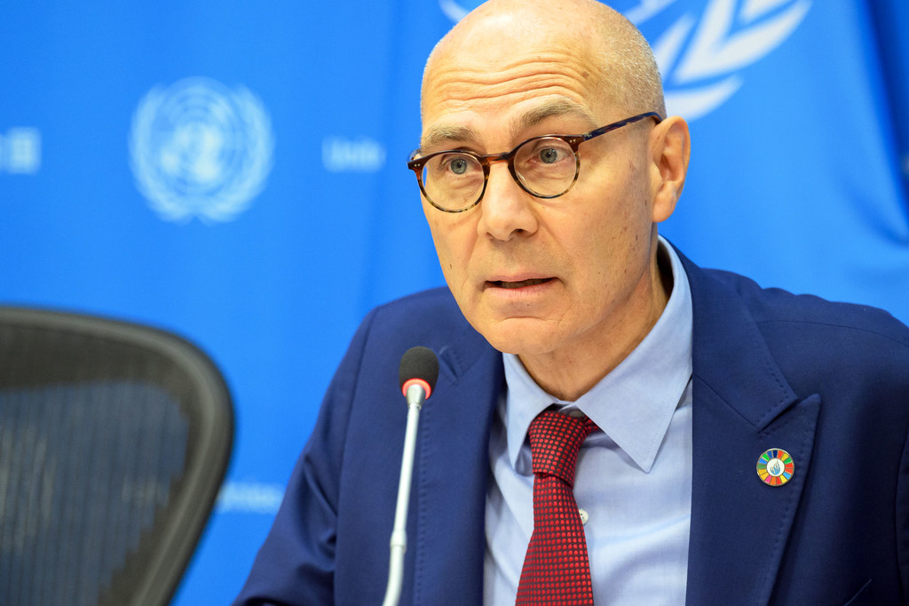 Volker Türk Kamishina Mkuuwa haki za binadamu wa Umoja wa Mataifa akizungumza kuhusu Palestina