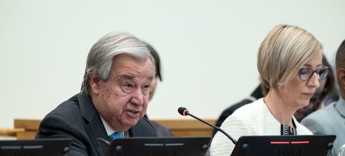  O secretário-geral, António Guterres, informa a Quinta Comissão sobre a proposta de orçamento-programa para 2026