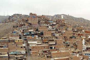 Barrio marginal de Chorrillos, en Lima, Perú