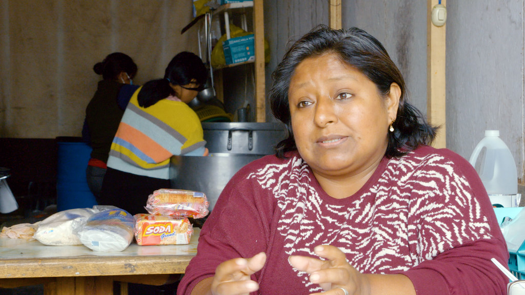 社区活动家、“社会援助”救济厨房主席珍妮·罗哈斯·查姆贝。