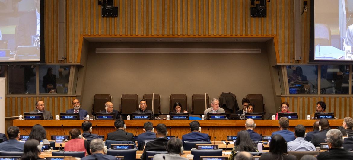 संयुक्त राष्ट्र में भारत और फ़्रांस के मिशनों ने, 19-20 February 2026 को नई दिल्ली में होने वाली एआई शिखर बैठक के सिलसिले में, एक कार्यक्रम मंगलवार, 16 दिसम्बर (2025) को, यूएन मुख्यालय में आयोजित किया.