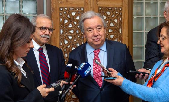 Lebanon is on the cusp of a more hopeful future, says UN chief Guterres