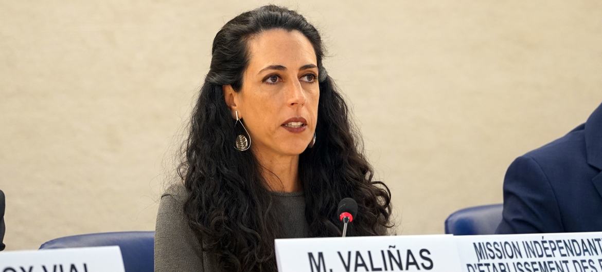 Marta Valiñas, presidente da Missão de Apuração dos Fatos sobre a Venezuela 