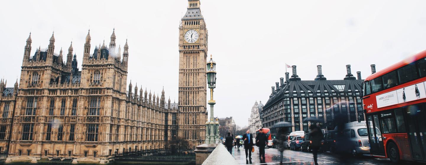 Les Chambres du Parlement à Londres, au Royaume-Uni.