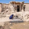 A house severely damaged by floods in eastern Afghanistan. (file photo)