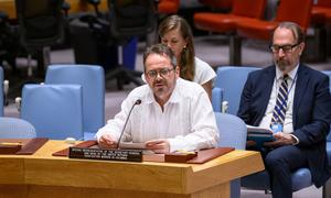 Carlos Ruiz Massieu, Representante Especial del Secretario General para Colombia y Jefe de la Misión de Verificación de las Naciones Unidas en Colombia, informa al Consejo de Seguridad sobre la misión en el país.