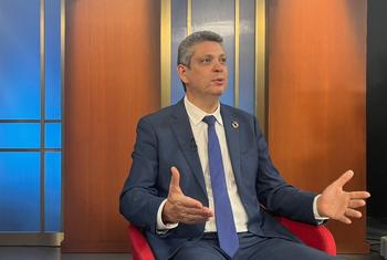 Chefe da delegação brasileira no Fórum Político de Alto Nível 2024 concede entrevista no estúdio ONU News