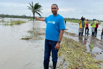 O especialista de emergência da Unicef em Moçambique, Cláudio Julaia, participou em várias missões humanitárias