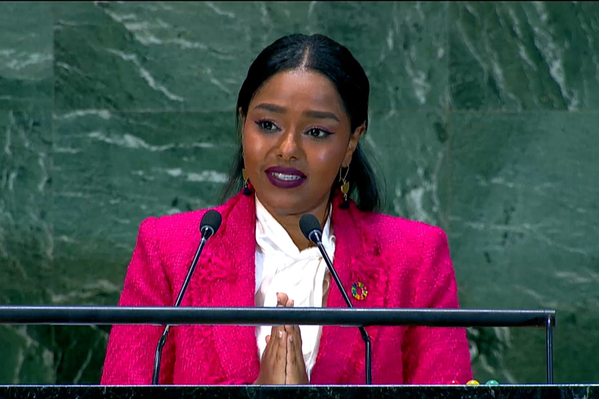 ميادة عادل، قائدة شبابية لأهداف التنمية المستدامة من السودان.