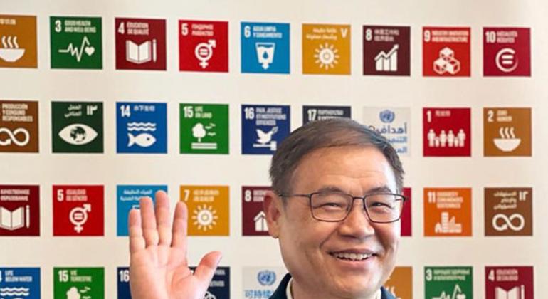 联合国可持续发展报告独立科学家潘家华。