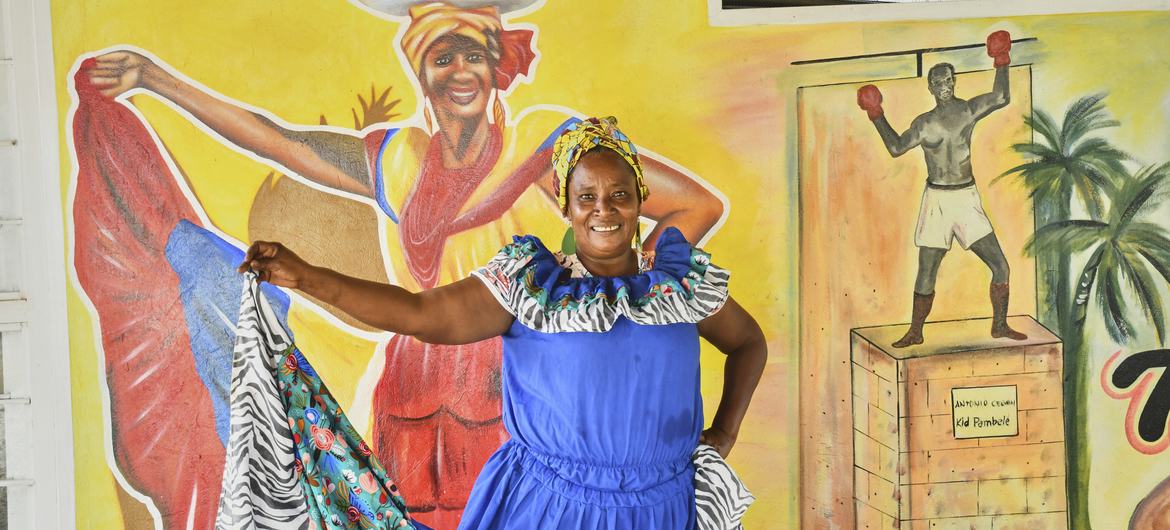 Saray Zuñiga is a proud 'Palenquera' from the San Basilio de Palenque community. 