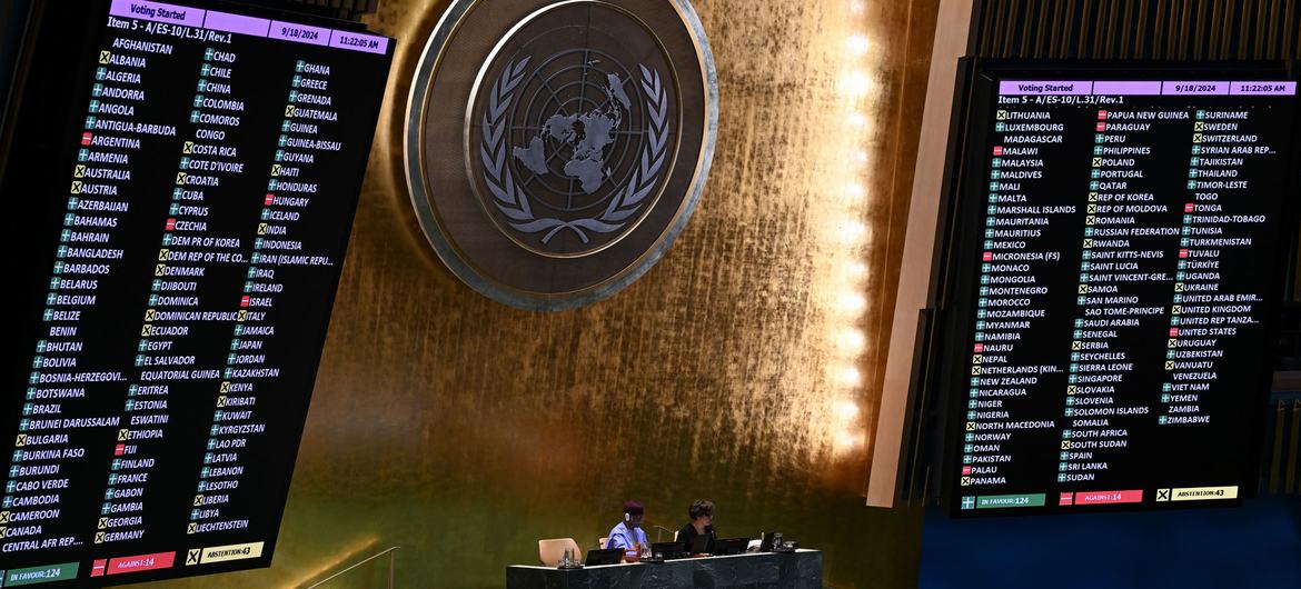 UN Common Meeting calls for Israel finish ‘illegal presence’ in Occupied Palestinian Territory