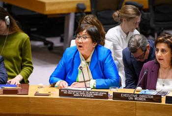 Роза Отунбаева в Совбезе ООН. 