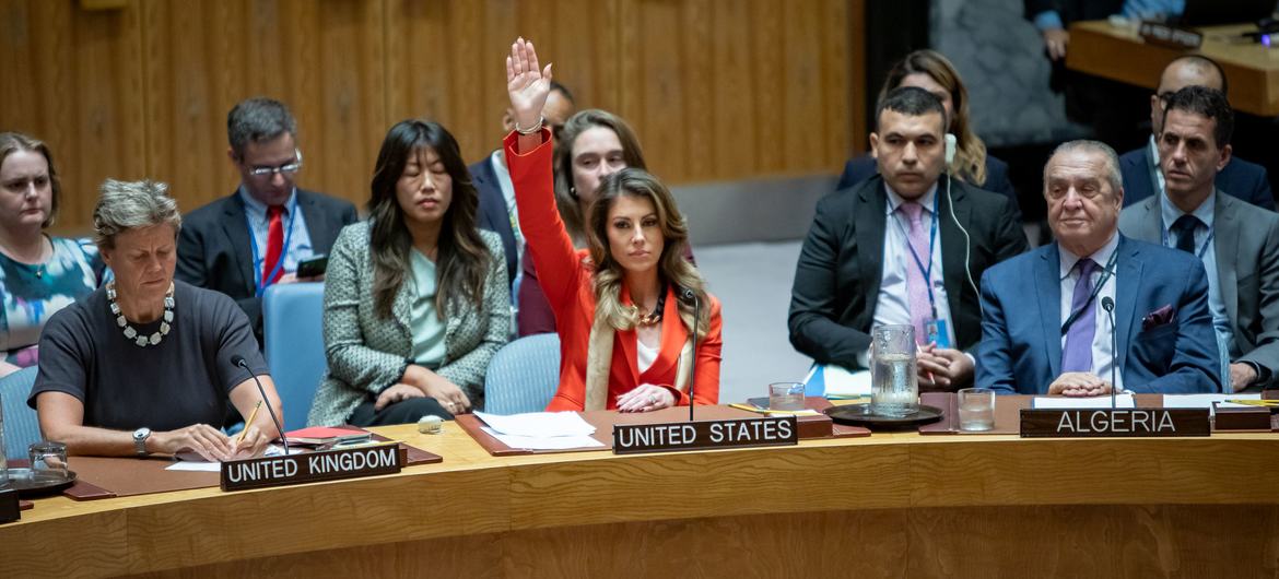 Morgan Ortagus, ministro consejero de la Misión de los Estados Unidos ante las Naciones Unidas