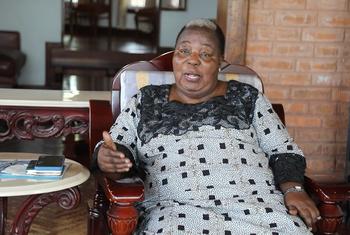 Balozi Gertrude Mongella kutoka Tanzania akizungumza na Sabrina Moshi wa UN News Kiswahili.
