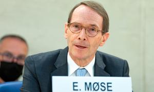 Erik Møse, Chairperson of the Independent International Commission of Inquiry on Ukraine (file).