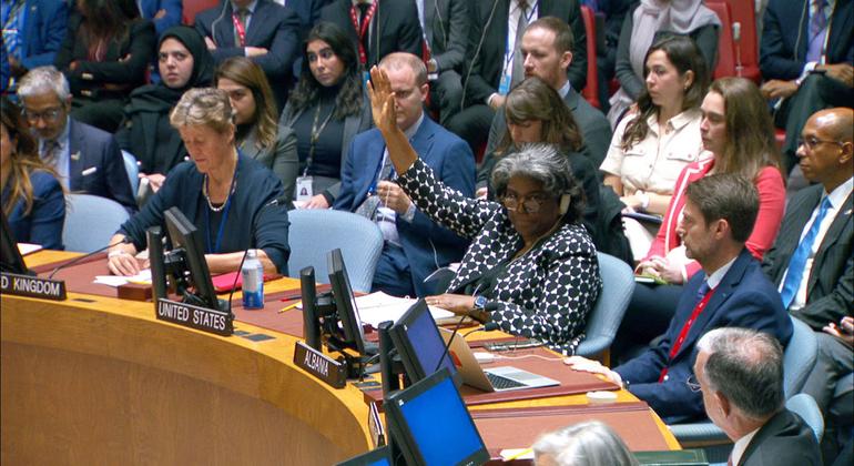 Israel-Gaza crisis: US vetoes Security Council resolution | UN News