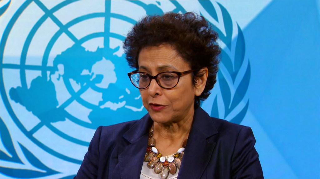 Irene Khan, Rapporteure spéciale des Nations Unies sur la liberté d'expression et d'opinion.