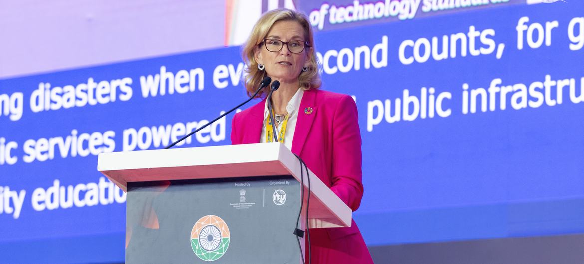 Secretária-geral da União Internacional das Telecomunicações, UIT, Doreen Bogdan-Martin Secretária-geral da União Internacional das Telecomunicações, UIT, Doreen Bogdan-Martin