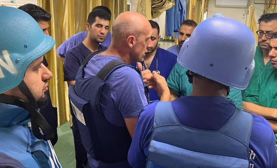 بعد مهمة تقييم، الأمم المتحدة تخطط للإجلاء الفوري للمرضى والموظفين وأسرهم من مستشفى الشفاء بعد مهمة تقييم، الأمم المتحدة تخطط للإجلاء الفوري للمرضى والموظفين وأسرهم من مستشفى الشفاء
