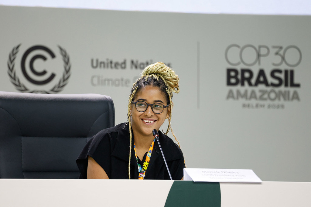 Молодежный активист Марсель Оливейра.