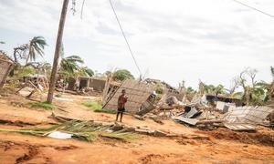People affected by Tropical Cyclone Chido in Mozambique