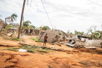 People affected by Tropical Cyclone Chido in Mozambique