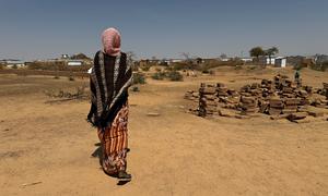A 14-year-old Sudanese refugee who fled the war, now living in a camp in Chad.