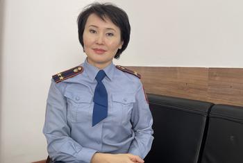Гульмира Шрахметова, старший инспектор подразделения полиции Астаны по защите женщин от насилия.
