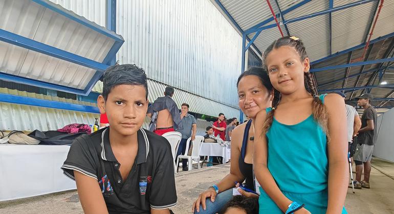 Ana y su familia recibieron apoyo de Naciones Unidas a su llegada a Costa Rica.