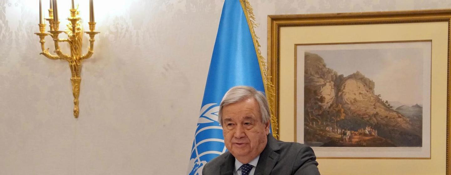 Secretário-geral António Guterres defendeu ainda que continue a cooperação entre o Afeganistão e os países vizinhos 
