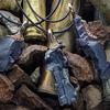 Ukrainian designer Stanislav Drokin uses shrapnel to make fine jewellery.