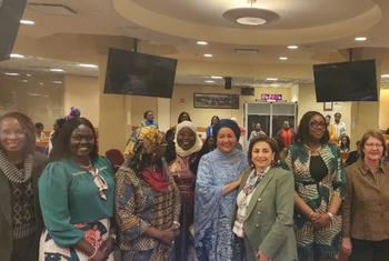 Baadhi ya viongozi wanawake wa Kiafrika na washirika wao wakiwa kwenye hafla iliyoandaliwa na UN-Women kandoni mwa mkutano wa CSW69 na maadhimisho ya Beijing +30 New York, Marekani.