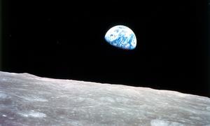 Apollo 8, the first manned mission to the moon, entered lunar orbit on 24 December 1968.