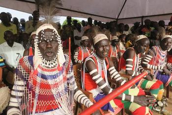 Wananchi wa Sudan Kusini washerehekea tamasha la utamaduni la amani katika mji wa Aweil.