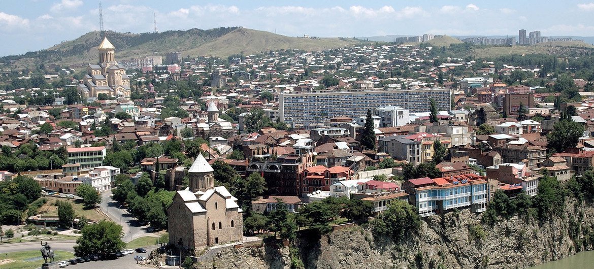 Tbilissi, la capitale de la Géorgie.