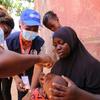 Кампания по вакцинации против полиомиелита в Гвинее-Бисау.