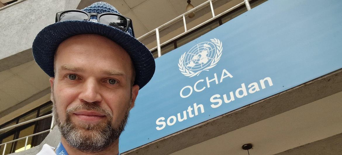Александр Осинский, специалист по военно-гражданской координации УКГВ в Южном Судане.