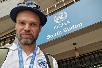 Александр Осинский, специалист по военно-гражданской координации УКГВ в Южном Судане.