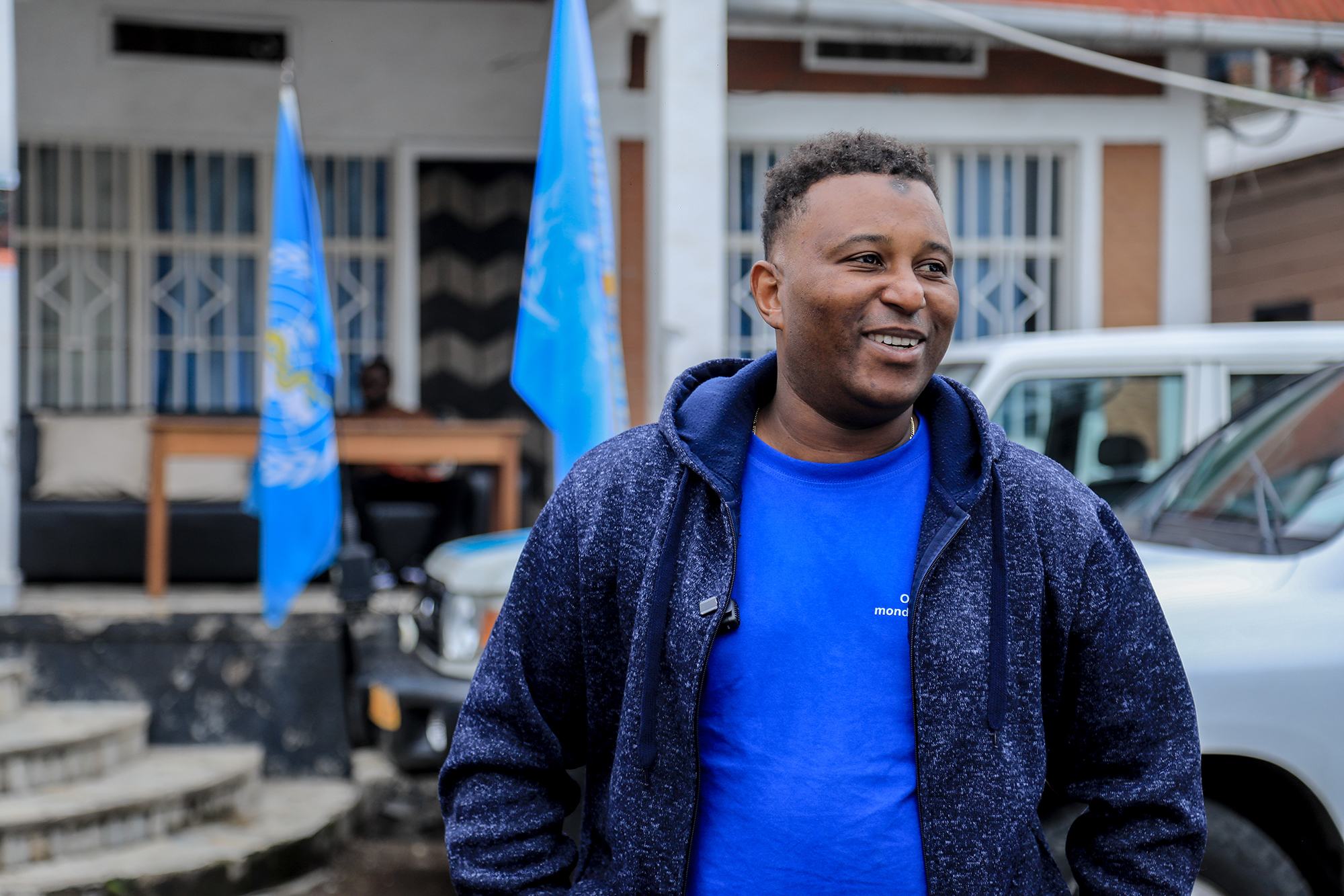 Le Dr Thierno Baldé, 45 ans, a dirigé la réponse de l'OMS à Goma, dans l'est de la République démocratique du Congo (RDC), après la chute de la ville aux mains des rebelles du M23, en février 2025.