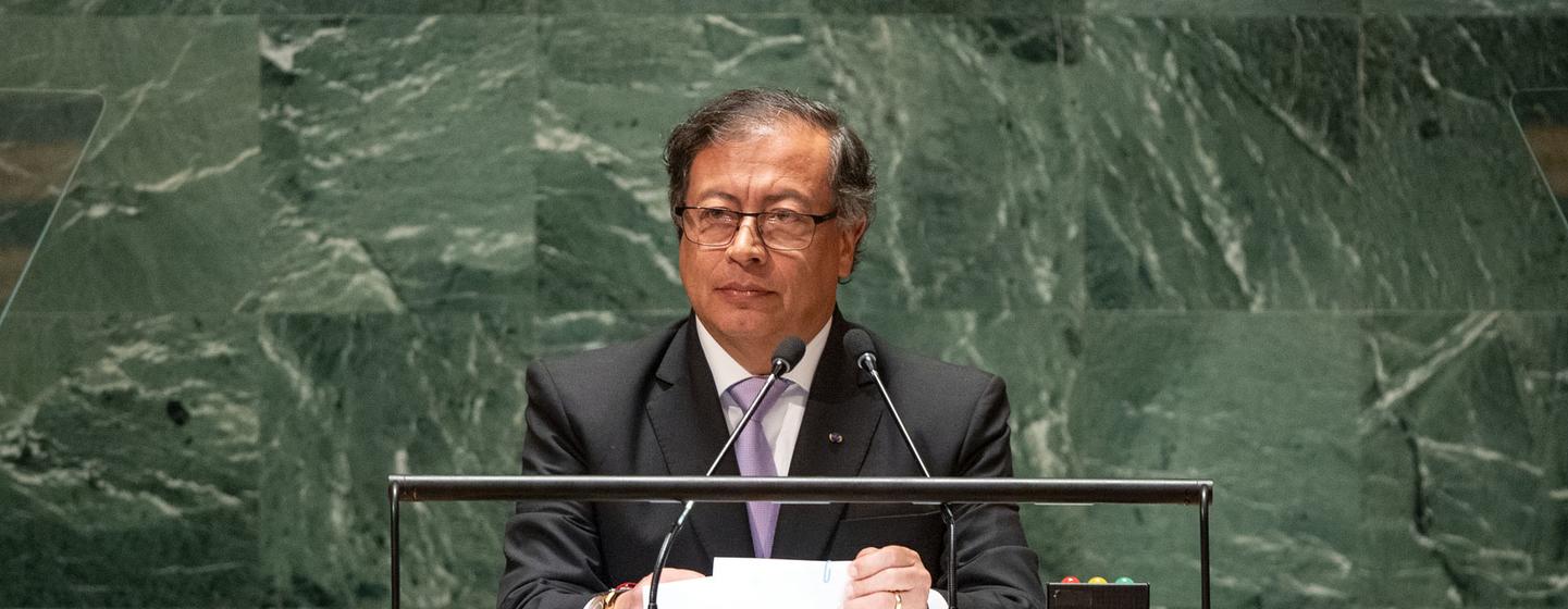 President Gustavo Petro Urrego of Colombia addresses the general debate of the General Assembly’s 78th session.