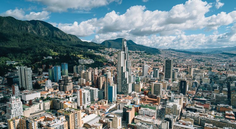 Bogotá, capital de Colombia.