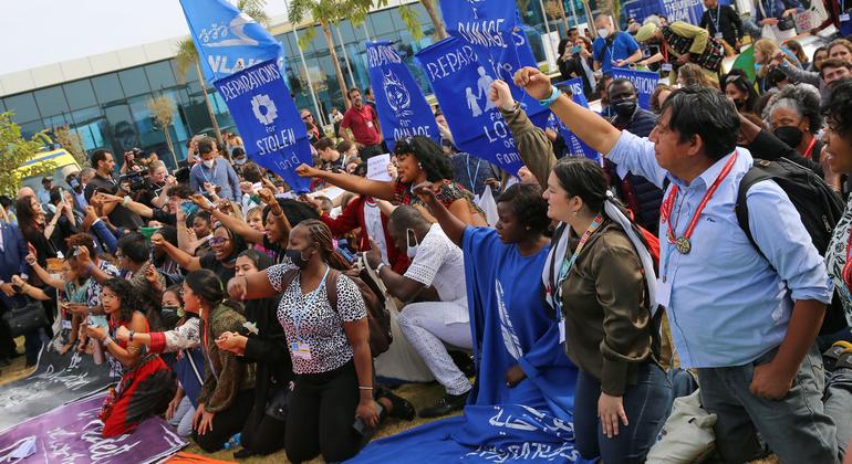 On 17 November, at the COP27 ‘Peoples’ Plenary’, representatives of indigenous peoples, environmental groups, children and youth, women, and persons with came together to support the Peoples’ Declaration on Climate Justice.