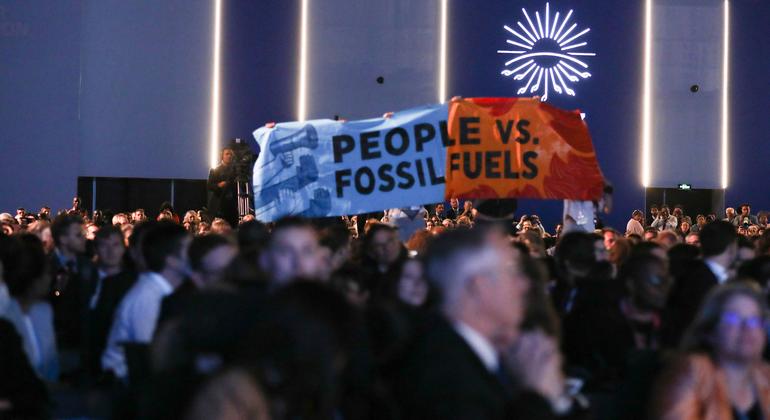 Spontaneous and planned demonstrations took place in the booths and halls of the COP27 convention center during the two-week conference in Sharm el-Sheikh, Egypt.