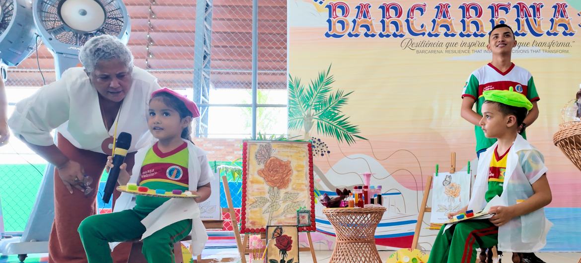 À Barcarena, dans l'État du Pará, au Brésil, les enfants apprennent dans toutes les écoles la préparation aux catastrophes et la protection de l'environnement.